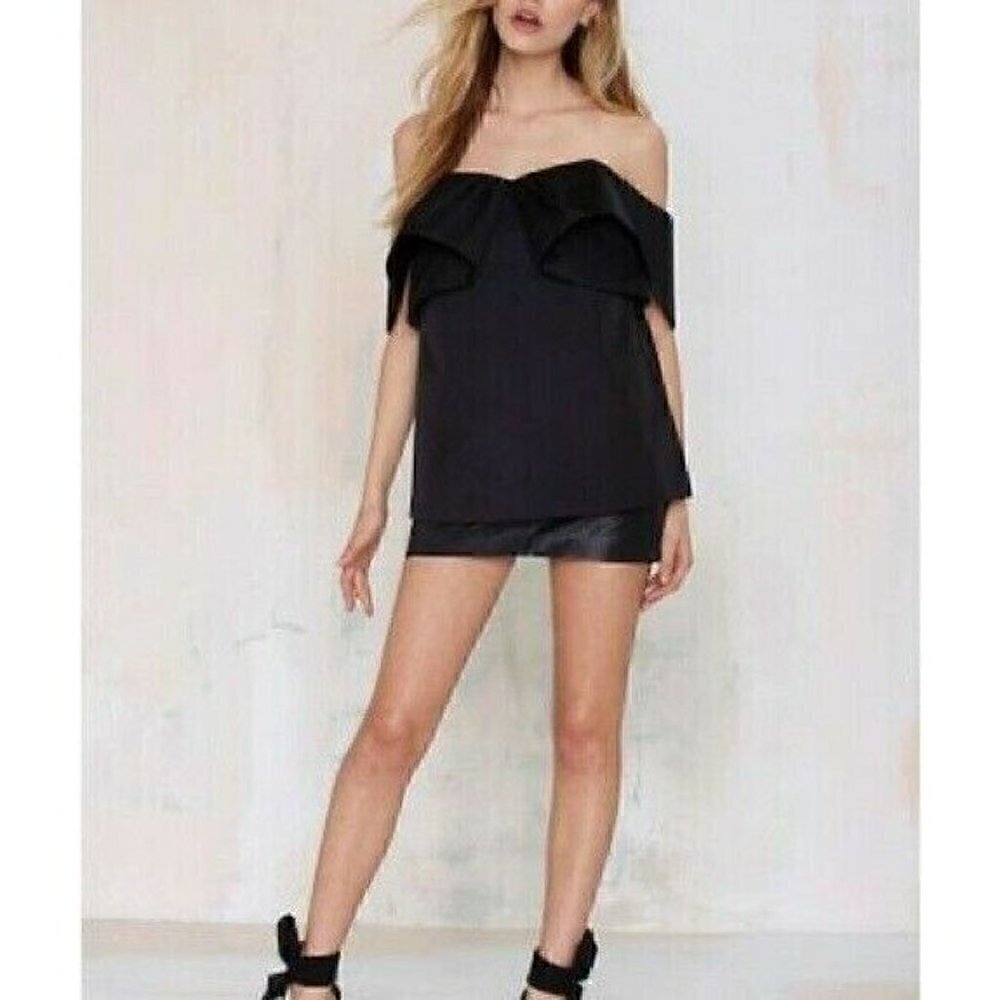 NEW Cameo Blouse Size XS Women's Feel Real Top Formal Top Off The Shoulder